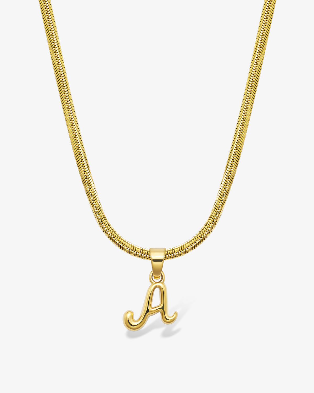 Bone Letter Necklace