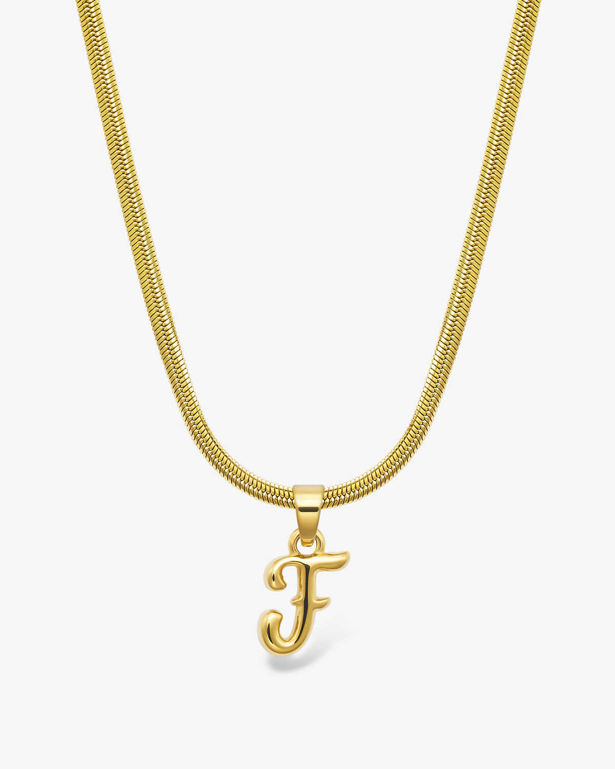 Bone Letter Necklace