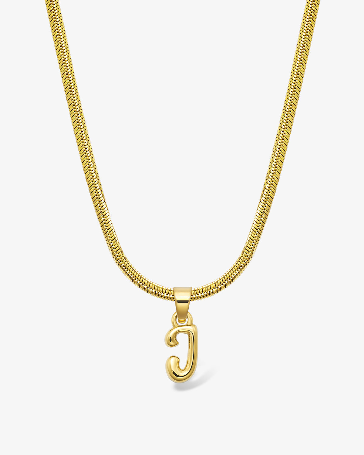 Bone Letter Necklace