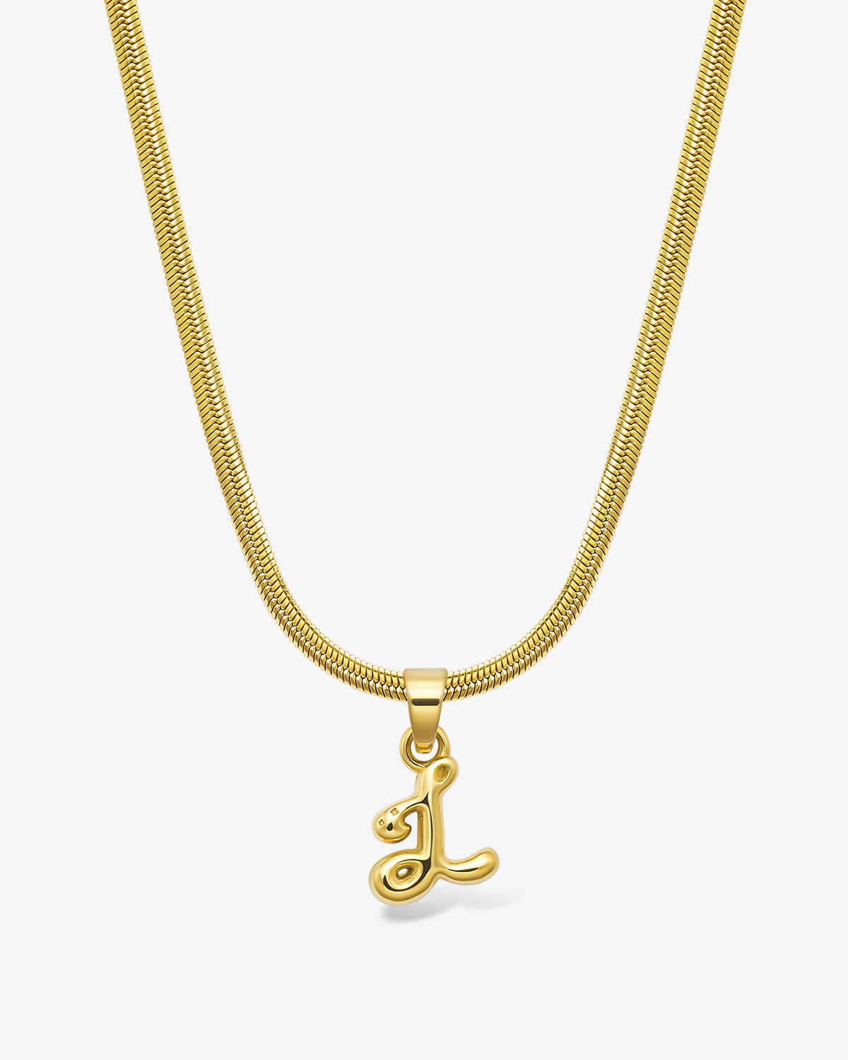 Bone Letter Necklace