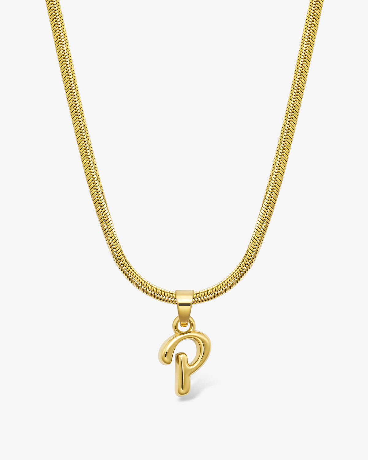 Bone Letter Necklace