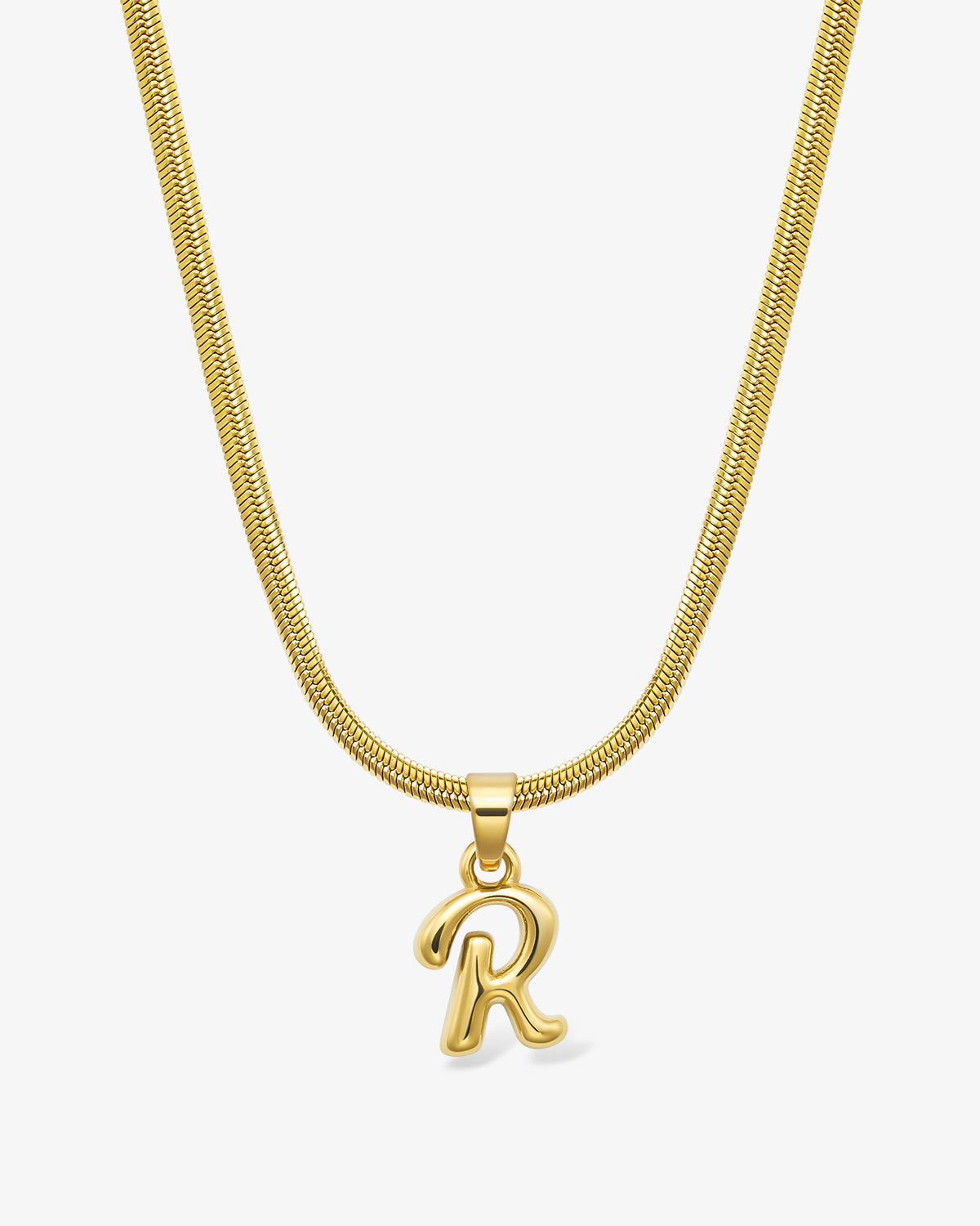 Bone Letter Necklace