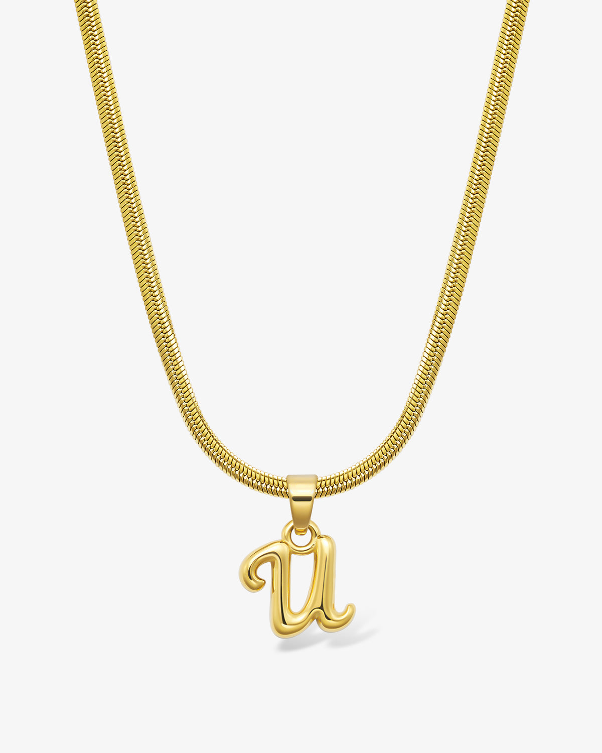 Bone Letter Necklace