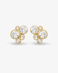Bubble Studs small waterproof studs in gold