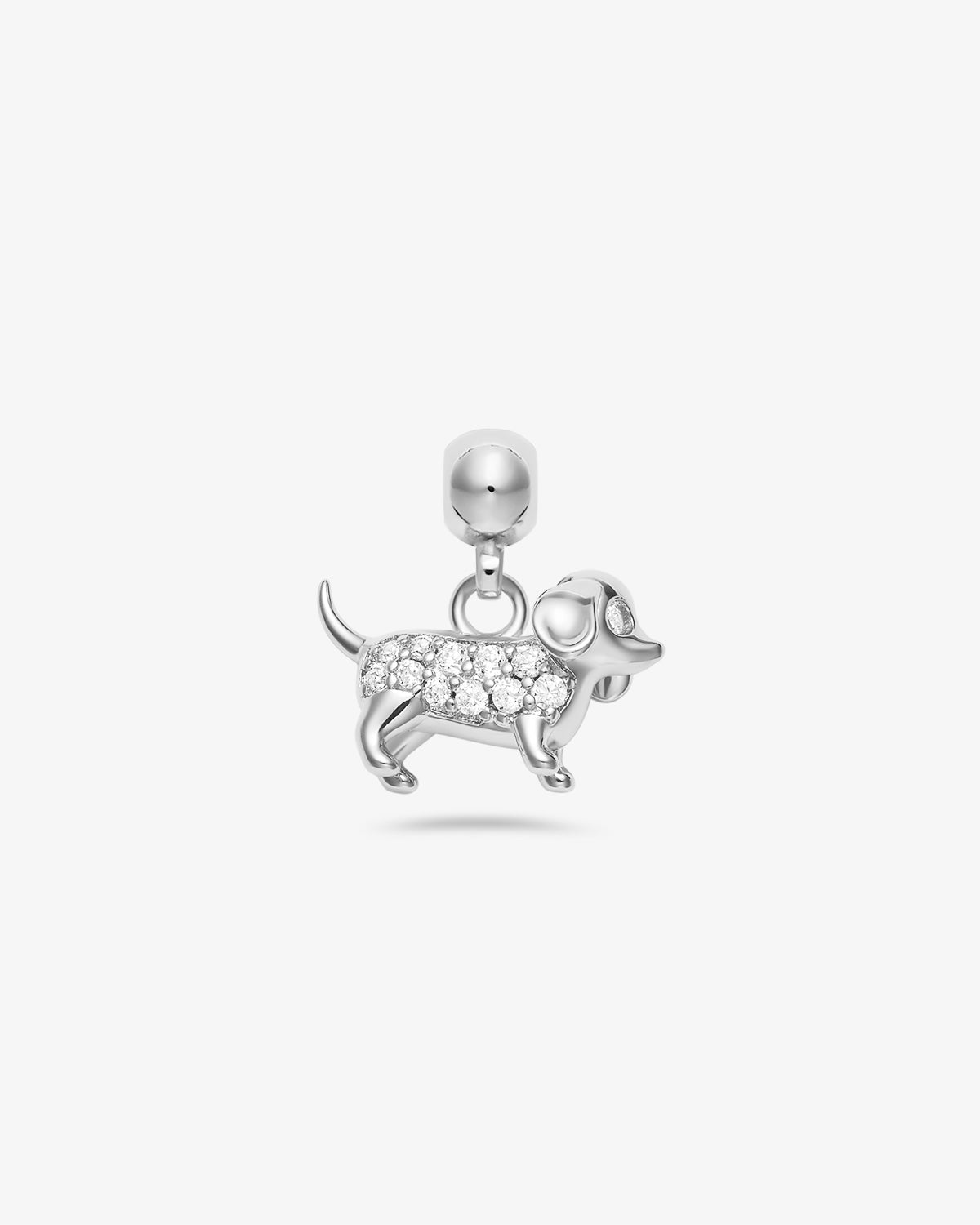 Dog Charm hundeanheng i sølv