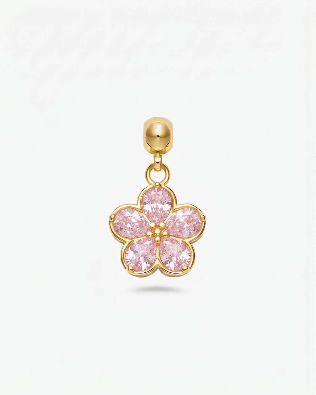 Pink Flower Charm