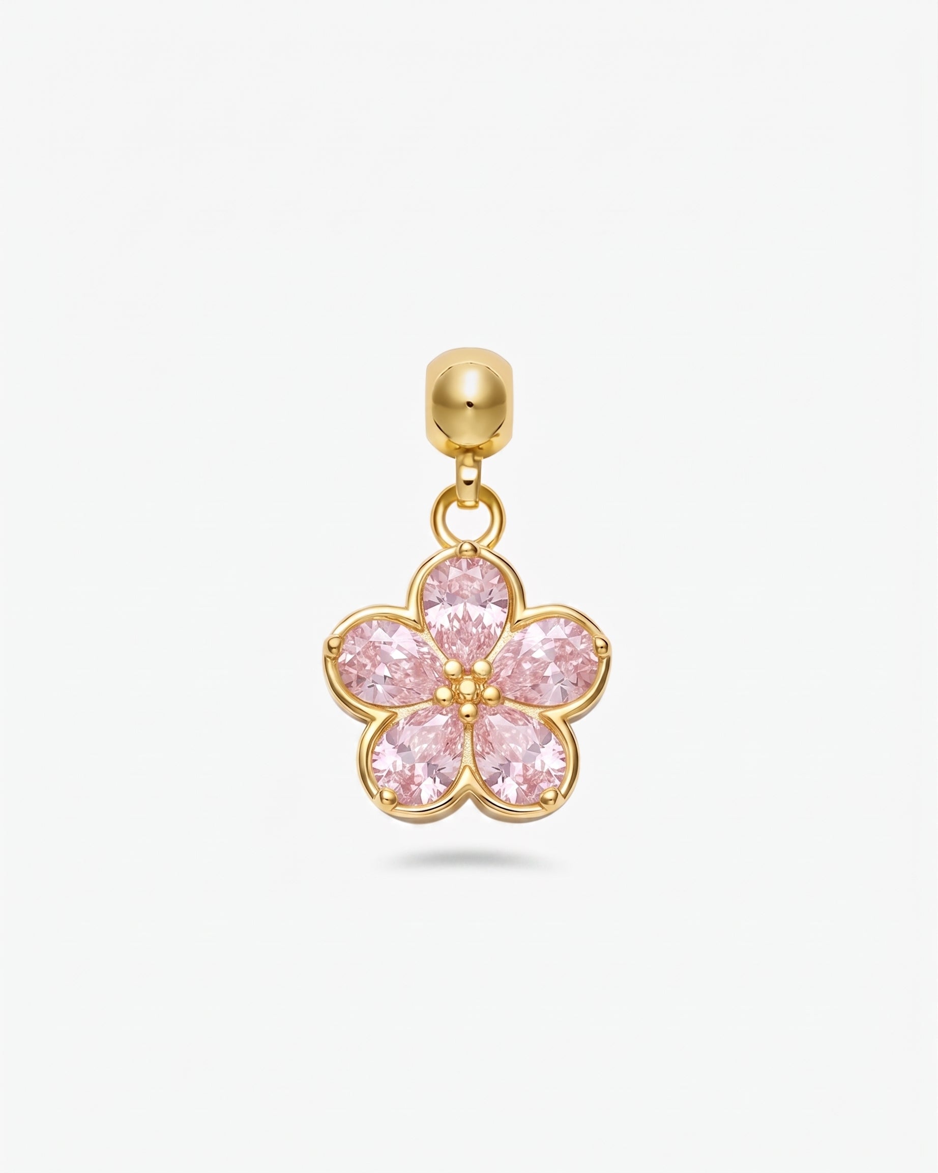 Pink Flower Charm