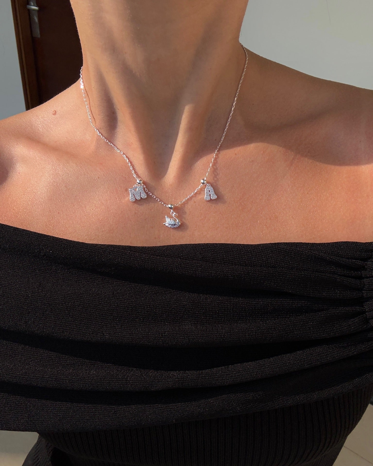 Swan Charm