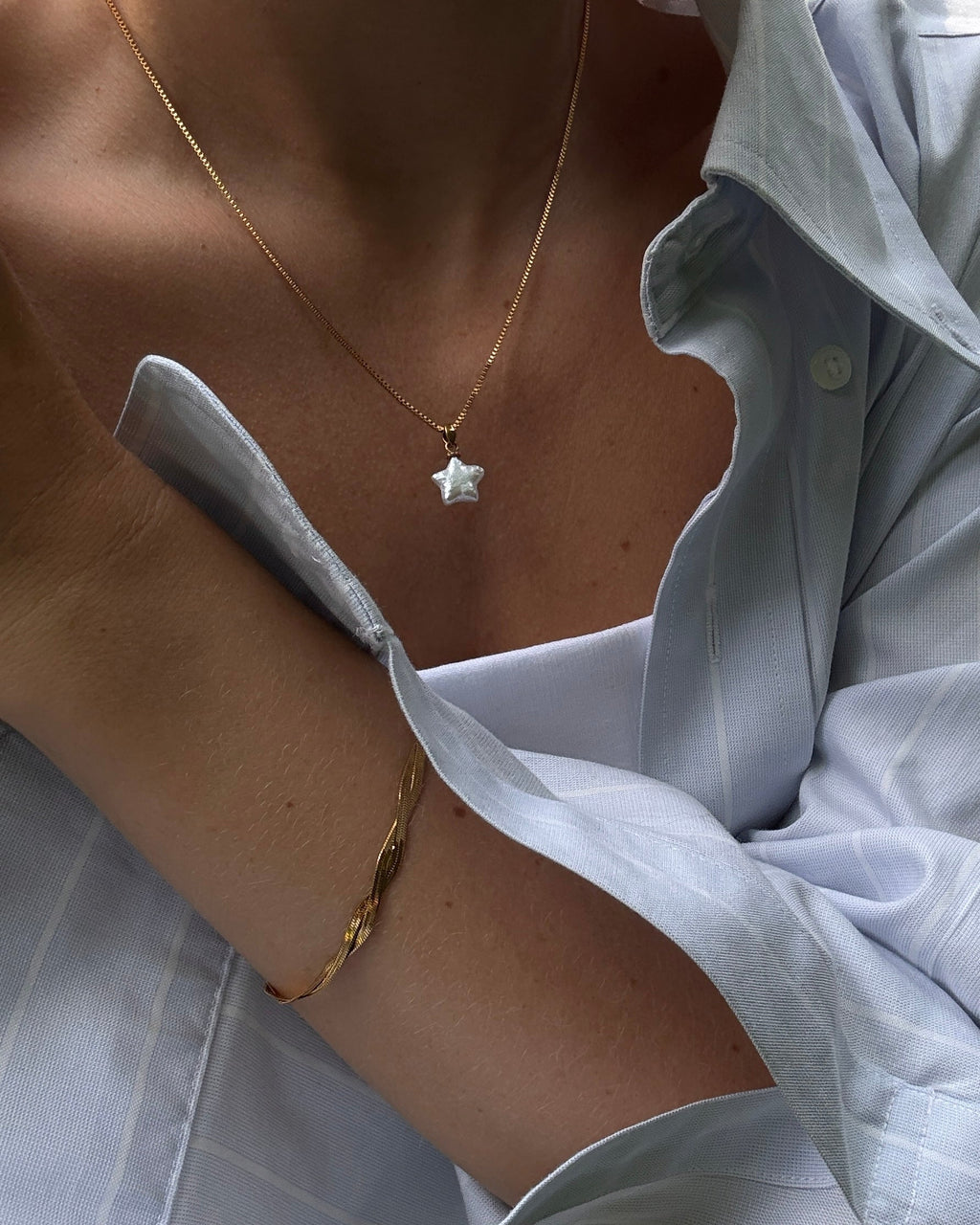 Pearl Star Necklace