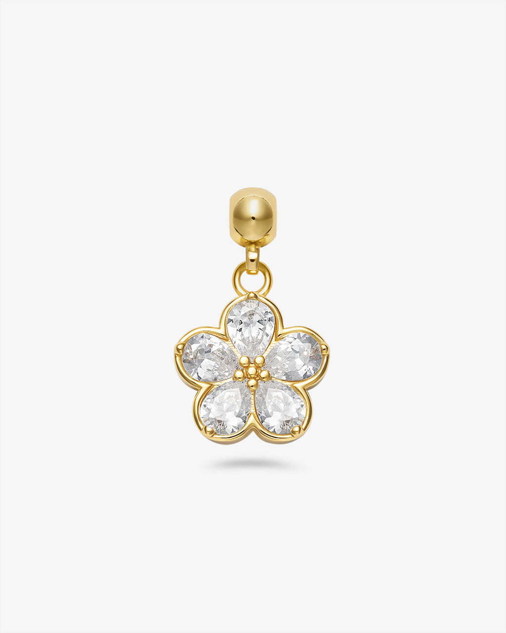 Diamond Flower Charm