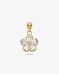 Diamond Flower Charm