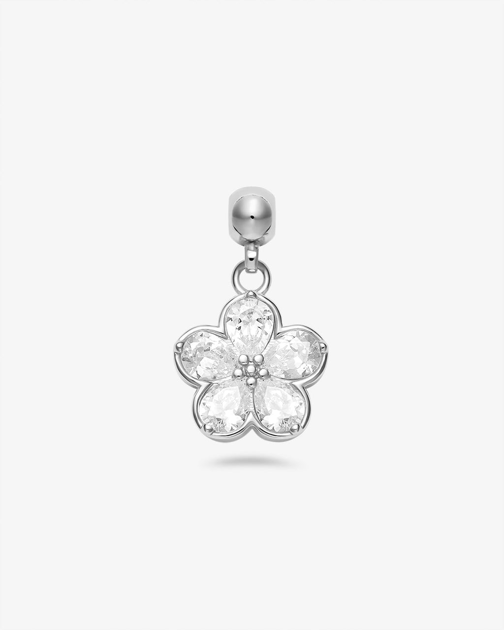 Diamond Flower Charm