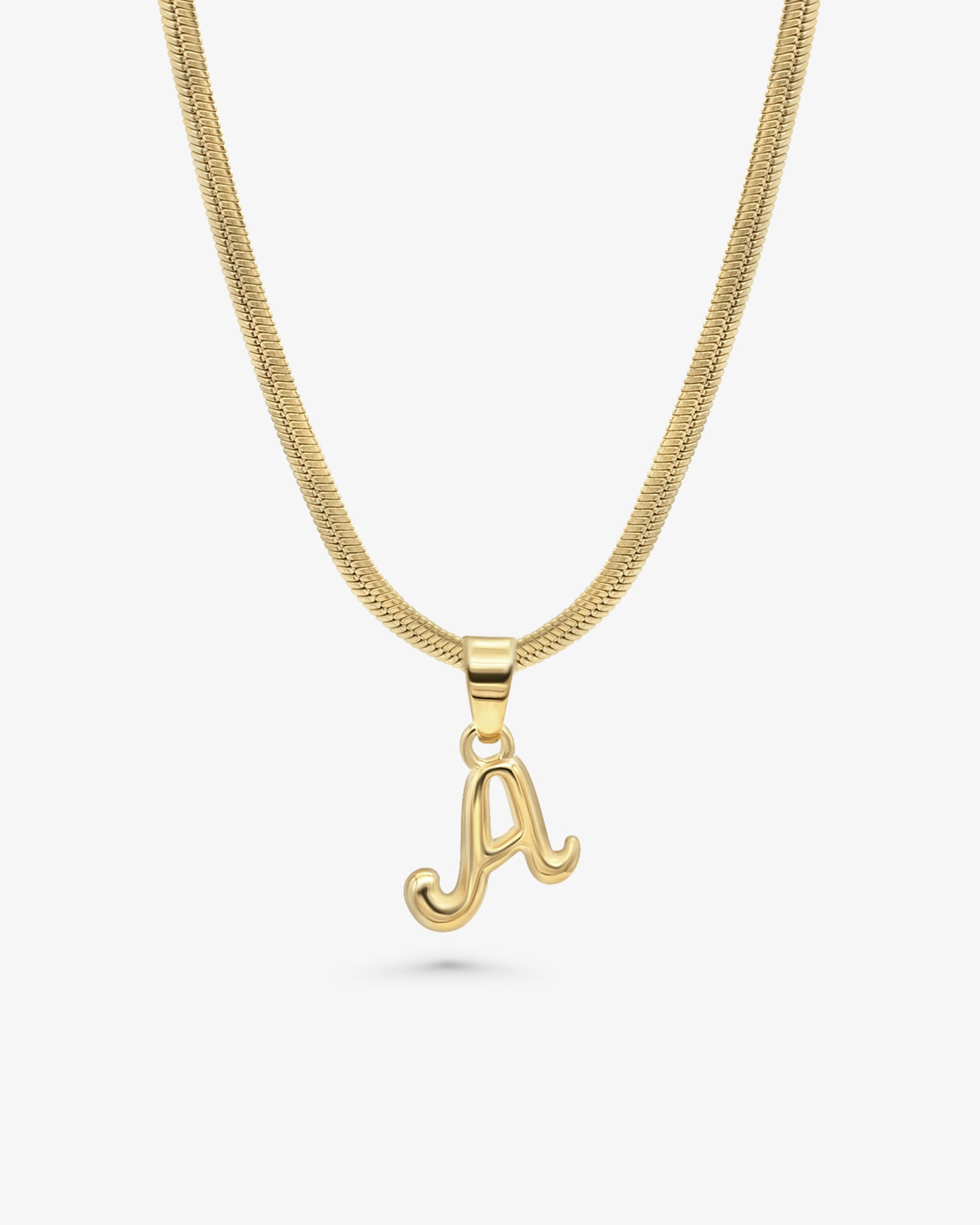Bone Letter Necklace