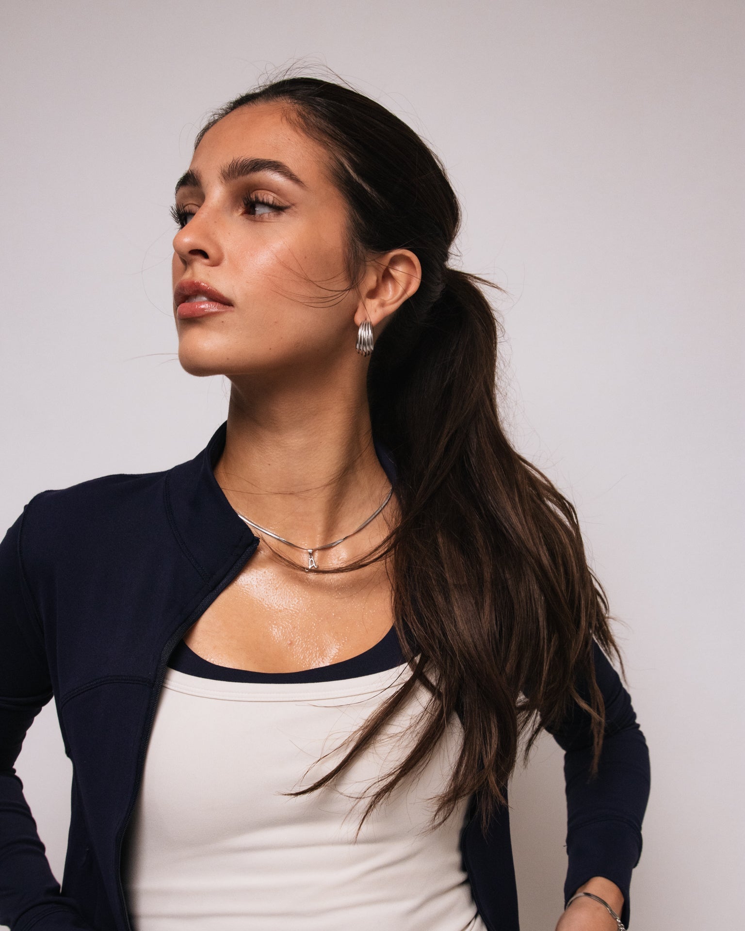 Ribbed Earrings
