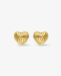 Wavy Heart Earrings