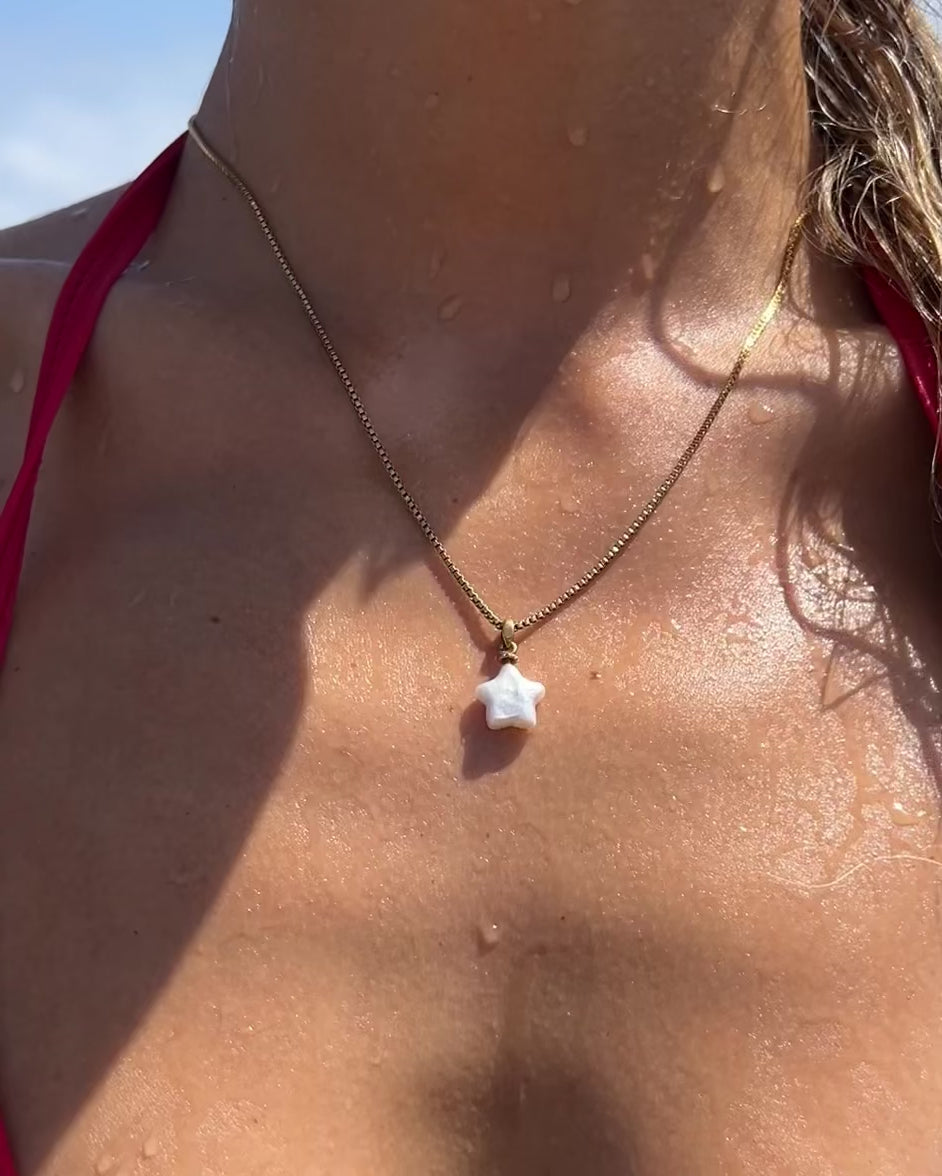 Pearl Star Necklace